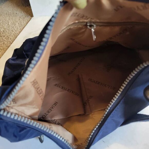 Mintegra HUAERYOUYUE BLUE Nylon Waterproof Crossbody Purse/Bag Lightweight - Picture 3 of 6